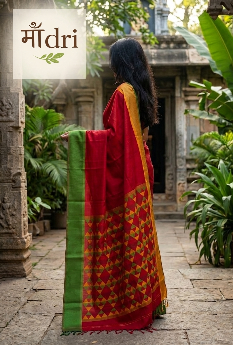 Maheshwari Saree · Ganga Jamuna · Ruby Red