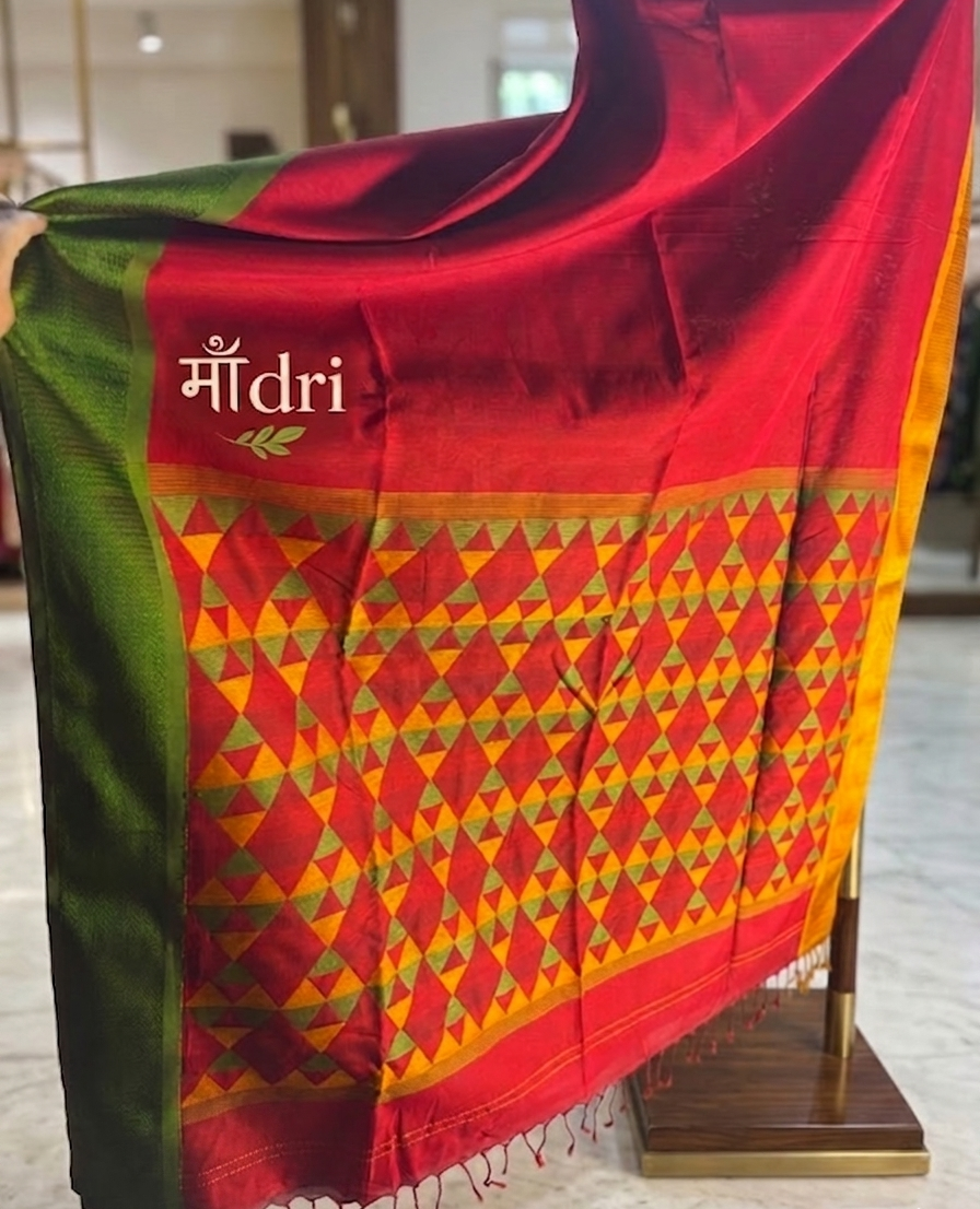Maheshwari Saree · Ganga Jamuna · Ruby Red